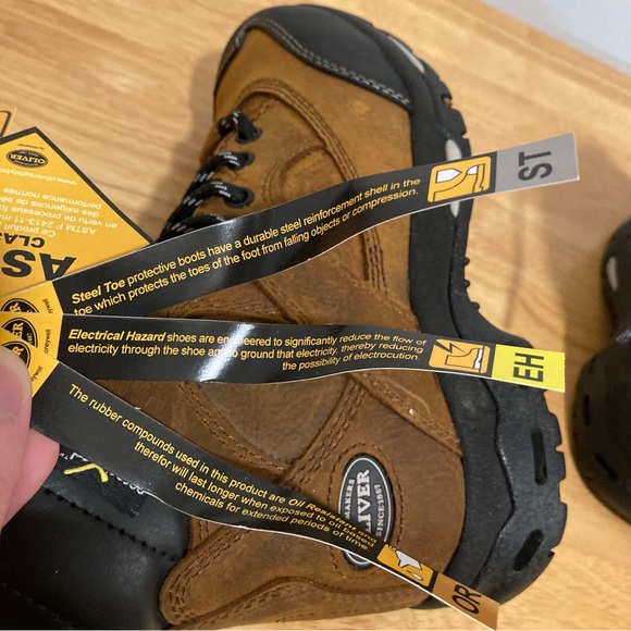 Women’s Oliver by Honeywell OL24031-BRN-090 Steel Toe Work Boot Size 5.5 - Picture 11 of 14